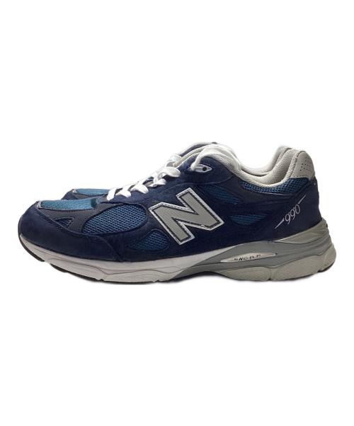 NEW BALANCE（ニューバランス）NEW BALANCE (ニューバランス) M990NB3 NAVY ローカットスニーカー ネイビー サイズ:29㎝の古着・服飾アイテム
