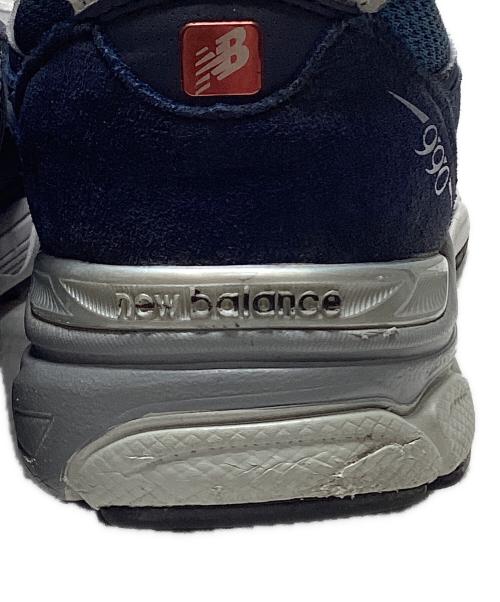 NEW BALANCE（ニューバランス）NEW BALANCE (ニューバランス) M990NB3 NAVY ローカットスニーカー ネイビー サイズ:29㎝の古着・服飾アイテム