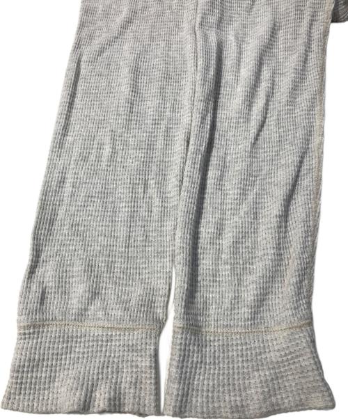 RRL（ダブルアールエル）RRL (ダブルアールエル) サーマルヘンリーネックカットソー グレー サイズ:SIZE Lの古着・服飾アイテム