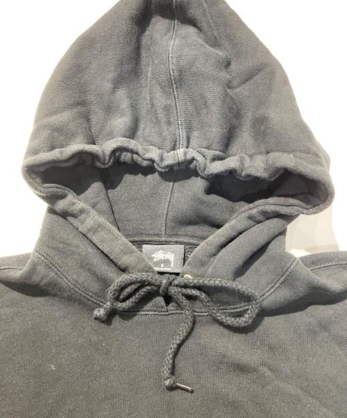 stussy（ステューシー）stussy (ステューシー) ファイヤーロゴプルオーバーパーカー ブラック サイズ:SIZE Sの古着・服飾アイテム