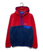 Patagoniaパタゴニア）の古着「シンチラスナップＴ」｜レッド×ネイビー