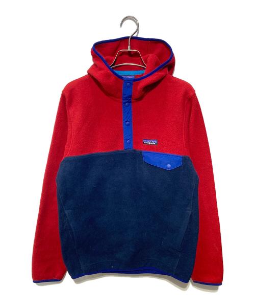 Patagonia（パタゴニア）Patagonia (パタゴニア) シンチラスナップＴ レッド×ネイビー サイズ:XSの古着・服飾アイテム