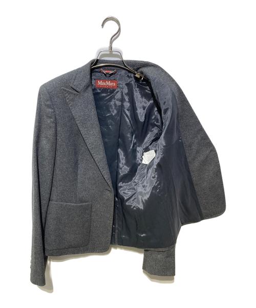 MaxMara（マックスマーラ）MaxMara (マックスマーラ) 1Bピークドラペルジャケット グレー サイズ:42の古着・服飾アイテム