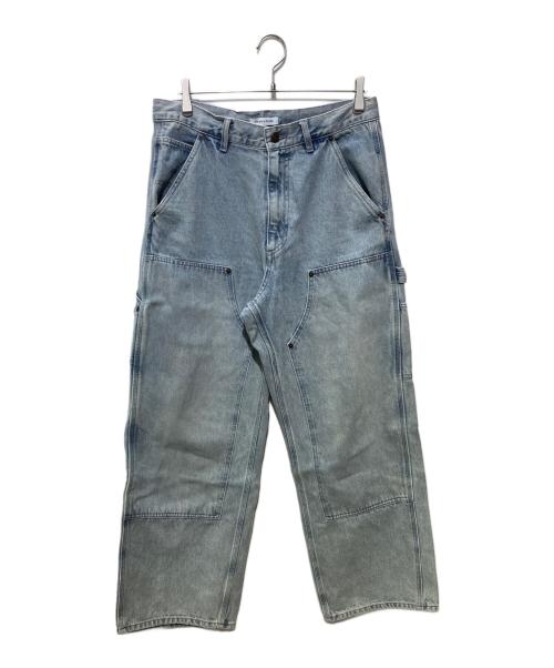 FREAK'S STORE（フリークスストア）FREAK'S STORE (フリークスストア) ダブルニーデニムパンツ インディゴ サイズ:SIZE Lの古着・服飾アイテム