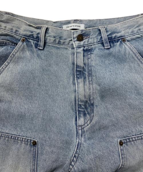 FREAK'S STORE（フリークスストア）FREAK'S STORE (フリークスストア) ダブルニーデニムパンツ インディゴ サイズ:SIZE Lの古着・服飾アイテム