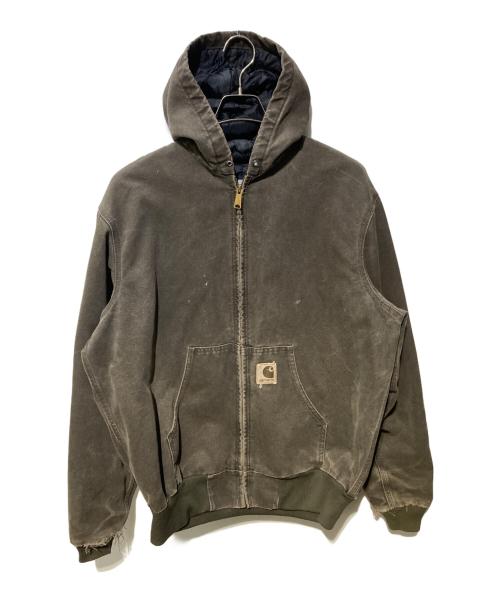 CarHartt（カーハート）CarHartt (カーハート) ダック地 アクティブジャケット ブラウン サイズ:Lの古着・服飾アイテム