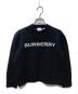 BURBERRY LONDON（バーバリーロンドン）の古着「ロゴニットセーター」｜ブラック
