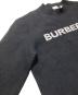 中古・古着 BURBERRY LONDON (バーバリーロンドン) ロゴニットセーター ブラック サイズ:XS：12000円