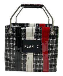 PLAN C（プランシー）の古着「GLOSSY TECHNICAL TOTE BAG」｜グレー