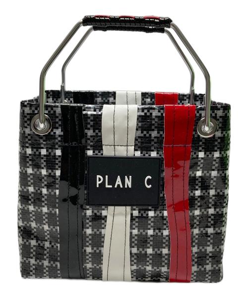 PLAN C（プランシー）PLAN C (プランシー) GLOSSY TECHNICAL TOTE BAG グレーの古着・服飾アイテム