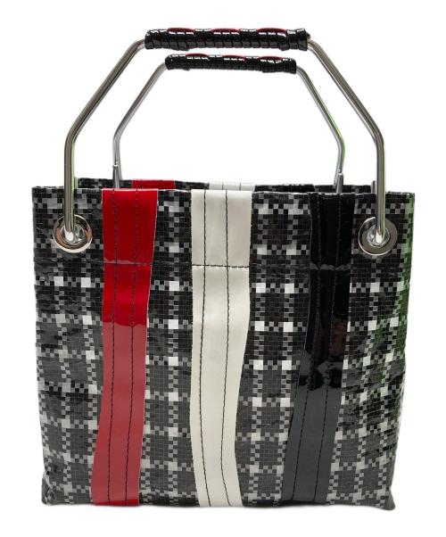 PLAN C（プランシー）PLAN C (プランシー) GLOSSY TECHNICAL TOTE BAG グレーの古着・服飾アイテム