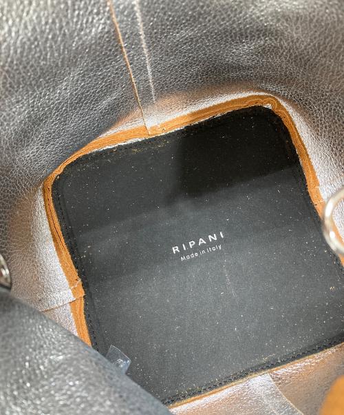 ripani（リパーニ）ripani (リパーニ) レザーハンドバッグ ブラウン 未使用品の古着・服飾アイテム