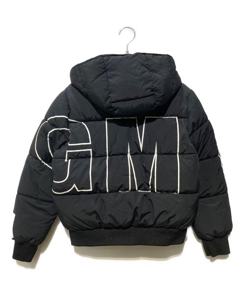 MSGM KIDS（エムエスジーエム）MSGM KIDS (エムエスジーエム) ロゴ入りダウンジャケット ブラック サイズ:10歳の古着・服飾アイテム
