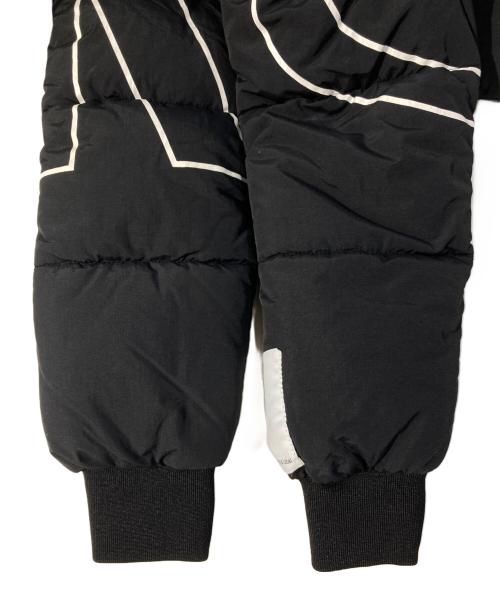 MSGM KIDS（エムエスジーエム）MSGM KIDS (エムエスジーエム) ロゴ入りダウンジャケット ブラック サイズ:10歳の古着・服飾アイテム