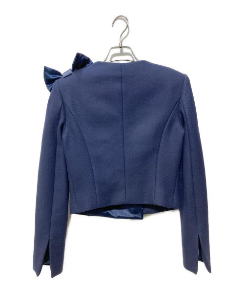 ELISABETTA FRANCHI（エリザベッタフランキ）ELISABETTA FRANCHI (エリザベッタフランキ) ジャケット ネイビー サイズ:Lの古着・服飾アイテム