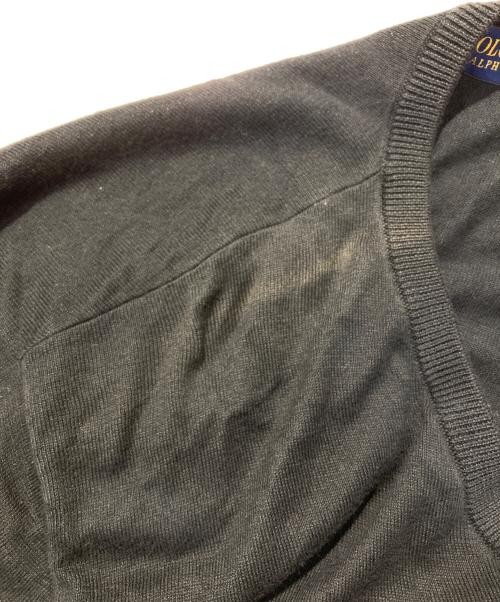 POLO GOLF（ポロ ゴルフ）POLO GOLF (ポロ ゴルフ) Vネックニット ブラック サイズ:Mの古着・服飾アイテム