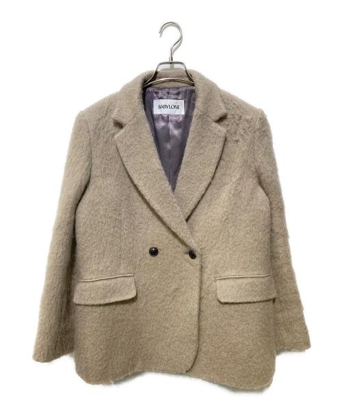 BABYLONE（バビロン）BABYLONE (バビロン) モヘア混ジャケット ベージュ サイズ:FREEの古着・服飾アイテム