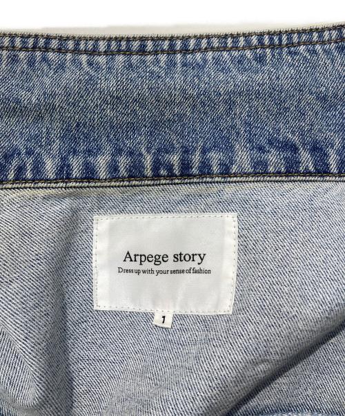 ARPEGE STORY（アルページュストーリー）ARPEGE STORY (アルページュストーリー) デニムジャケット インディゴ サイズ:1の古着・服飾アイテム
