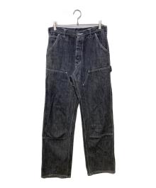Willow Pants（ウィローパンツ）の古着「ダブルニーパンツ」｜ブラック