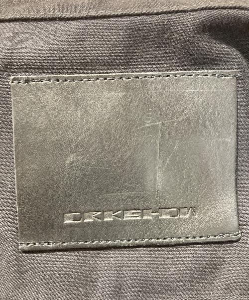 DRKSHDW（ダークシャドウ）DRKSHDW (ダークシャドウ) JUMBO CUTOUT OVERSHIRT ブラック サイズ:XSの古着・服飾アイテム