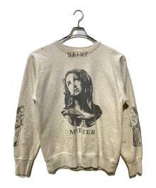 SAINT MICHAEL（セントマイケル）の古着「ヴィンテージ加工スウェット」｜グレー