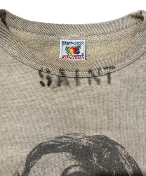 SAINT MICHAEL（セントマイケル）SAINT MICHAEL (セントマイケル) ヴィンテージ加工スウェット グレー サイズ:Lの古着・服飾アイテム