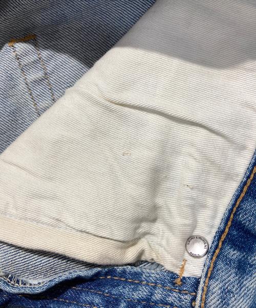 Saint Laurent Paris（サンローランパリ）Saint Laurent Paris (サンローランパリ) ダメージデニムパンツ インディゴ サイズ:28の古着・服飾アイテム