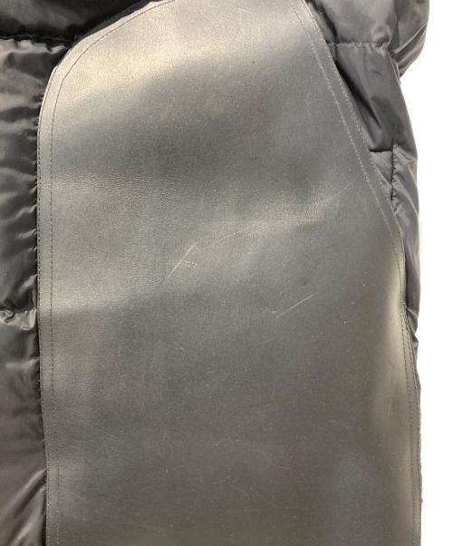 RICK OWENS（リックオウエンス）RICK OWENS (リックオウエンス) ゲッセマネ レザーポケット ダウンコート ブラック サイズ:38の古着・服飾アイテム