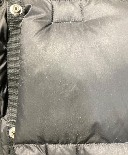 RICK OWENS（リックオウエンス）RICK OWENS (リックオウエンス) ゲッセマネ レザーポケット ダウンコート ブラック サイズ:38の古着・服飾アイテム