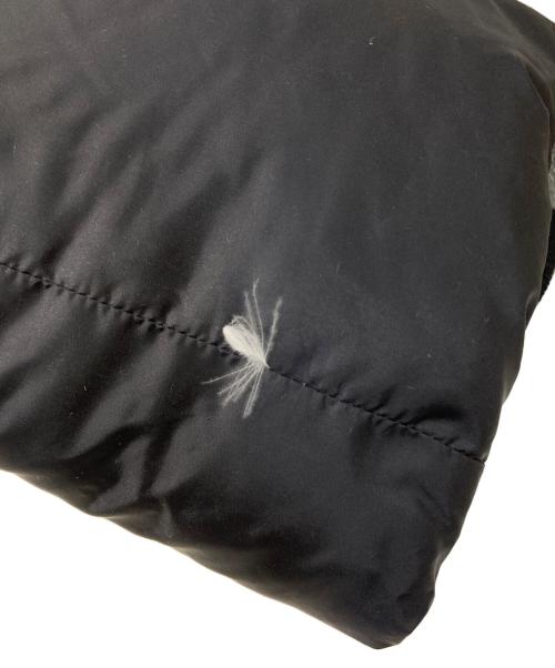 RICK OWENS（リックオウエンス）RICK OWENS (リックオウエンス) ゲッセマネ レザーポケット ダウンコート ブラック サイズ:38の古着・服飾アイテム