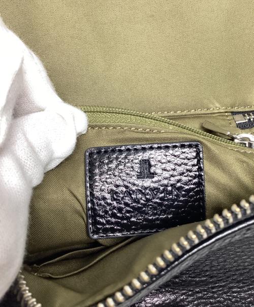 LANVIN（ランバン）LANVIN (ランバン) レザーショルダーバッグ ブラック サイズ:FREEの古着・服飾アイテム