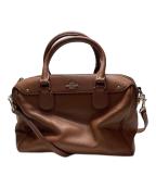 COACHコーチ）の古着「レザー2WAYショルダーバッグ」｜ブラウン