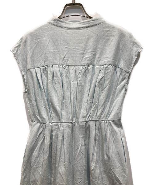 HER LIP TO（ハーリップトゥ）Her lip to (ハーリップトゥ) ノースリーブワンピース スカイブルー サイズ:Mの古着・服飾アイテム
