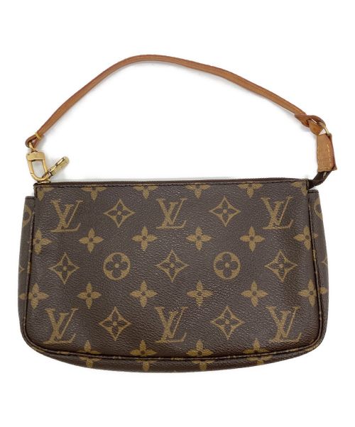 LOUIS VUITTON（ルイ ヴィトン）LOUIS VUITTON (ルイ ヴィトン) ポシェット ブラウン×ベージュの古着・服飾アイテム