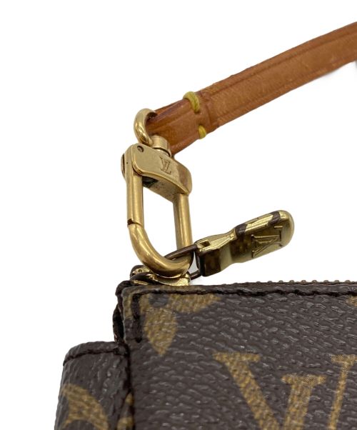 LOUIS VUITTON（ルイ ヴィトン）LOUIS VUITTON (ルイ ヴィトン) ポシェット ブラウン×ベージュの古着・服飾アイテム