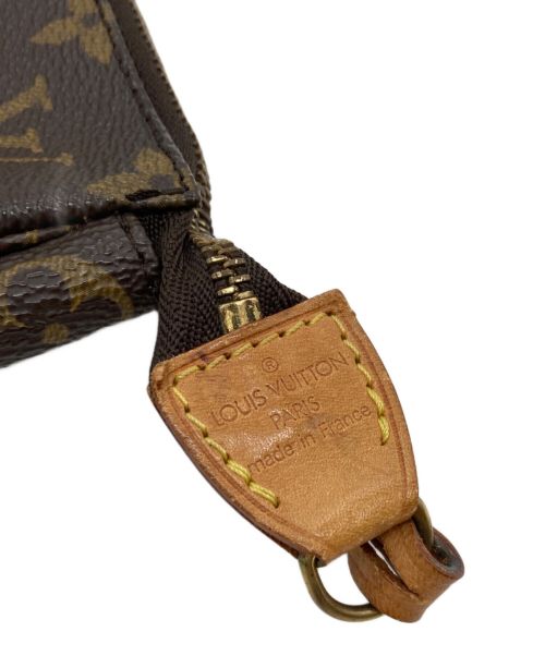LOUIS VUITTON（ルイ ヴィトン）LOUIS VUITTON (ルイ ヴィトン) ポシェット ブラウン×ベージュの古着・服飾アイテム