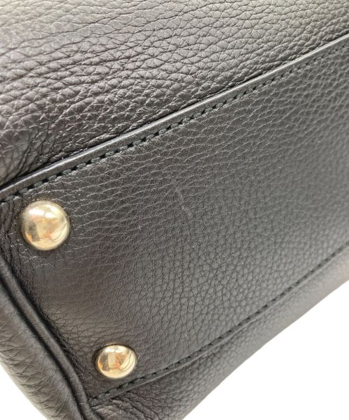 GUCCI（グッチ）GUCCI (グッチ) バンブーショッパー2wayバッグ ブラックの古着・服飾アイテム