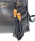 中古・古着 GUCCI (グッチ) バンブーショッパー2wayバッグ ブラック：38000円