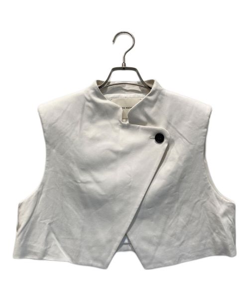 AEWEN MATOPH（イウエン マトフ）AEWEN MATOPH (イウエン マトフ) R/C パワーショルダー ベスト ホワイト サイズ:-の古着・服飾アイテム
