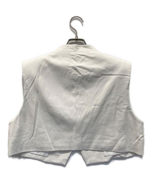 AEWEN MATOPH（イウエン マトフ）AEWEN MATOPH (イウエン マトフ) R/C パワーショルダー ベスト ホワイト サイズ:-の古着・服飾アイテム