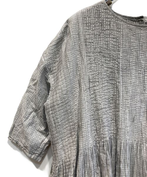 maison de soil（メゾンドソイル）maison de soil (メゾンドソイル) ピンタクワンピース グレー サイズ:2の古着・服飾アイテム