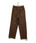 DES PRES (デ プレ) ウールフランネル セミワイドパンツ ブラウン サイズ:34：3000円