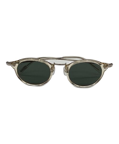 金子眼鏡（カネコガンキョウ）金子眼鏡 (カネコガンキョウ) BEAUTY&YOUTH (ビューティーアンドユース) 別注サングラス ゴールドの古着・服飾アイテム