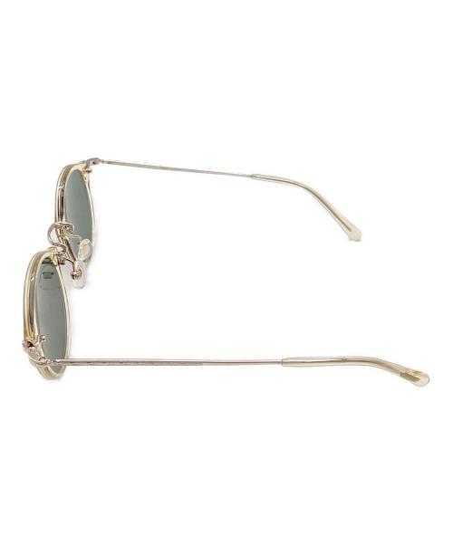 金子眼鏡（カネコガンキョウ）金子眼鏡 (カネコガンキョウ) BEAUTY&YOUTH (ビューティーアンドユース) 別注サングラス ゴールドの古着・服飾アイテム