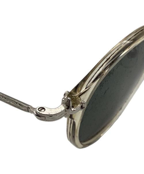 金子眼鏡（カネコガンキョウ）金子眼鏡 (カネコガンキョウ) BEAUTY&YOUTH (ビューティーアンドユース) 別注サングラス ゴールドの古着・服飾アイテム