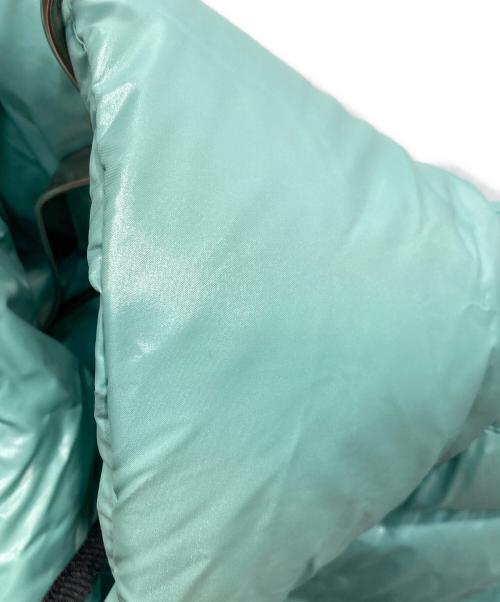 MONCLER（モンクレール）MONCLER (モンクレール) AWAKE (アウェイク) バックロゴシャイニーナイロンダウンベスト スカイブルー 未使用品の古着・服飾アイテム