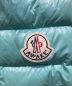 中古・古着 MONCLER (モンクレール) AWAKE (アウェイク) バックロゴシャイニーナイロンダウンベスト スカイブルー 未使用品：42000円