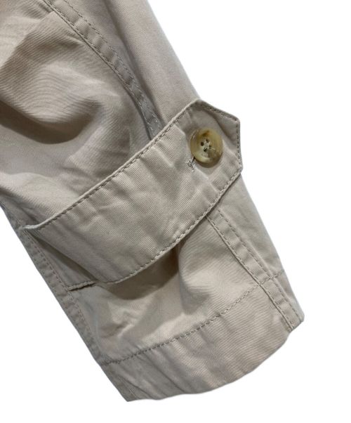 MONCLER（モンクレール）MONCLER (モンクレール) ダウンライナー付きモッズコート ベージュの古着・服飾アイテム