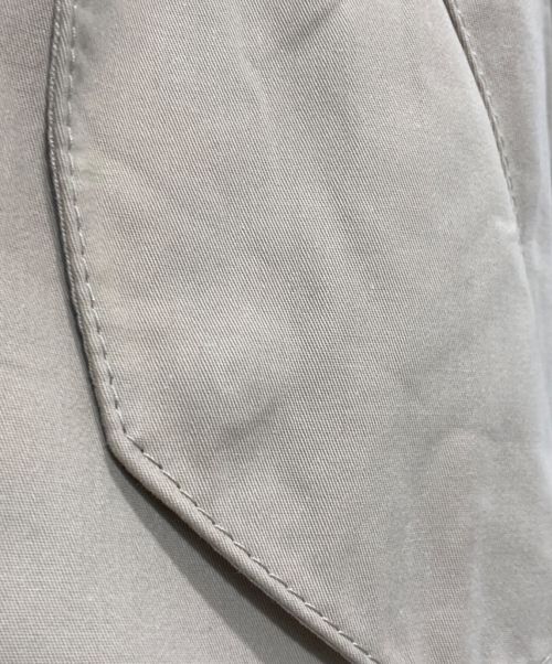 MONCLER（モンクレール）MONCLER (モンクレール) ダウンライナー付きモッズコート ベージュの古着・服飾アイテム