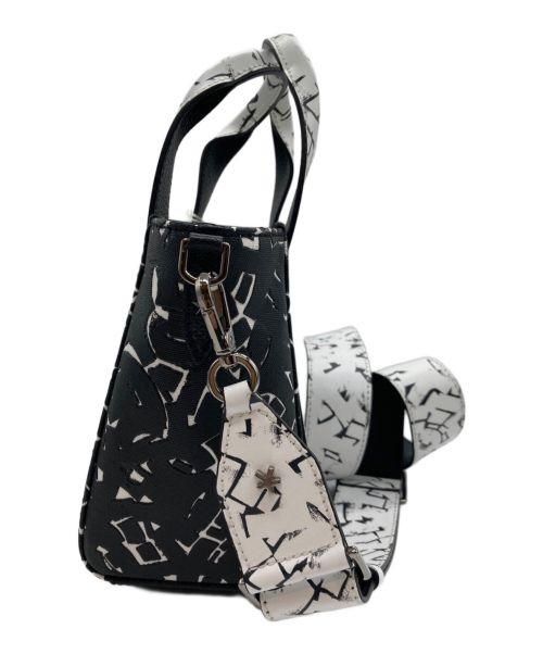 JIMMY CHOO（ジミーチュウ）JIMMY CHOO (ジミーチュウ) eric haze (エリックヘイズ) SHOPPER TOTE/S ブラック×ホワイトの古着・服飾アイテム